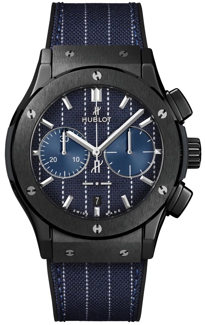 AAA Replica Hublot Classic Fusion Chronograph Italia Independent Pinstripe Watch 521.CM.2707.NR.ITI18